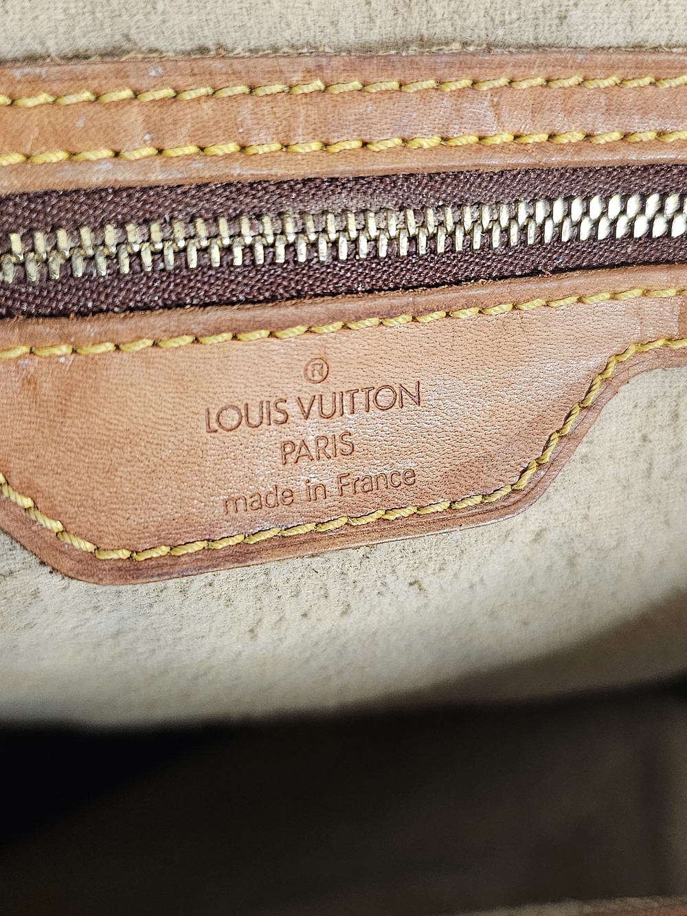Louis Vuitton Monogram Canvas Bucket Tote in Brown and Tan - Picture 9 of 15